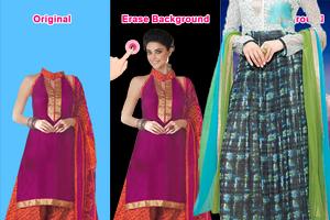 Indian Dress Photo Suit پوسٹر