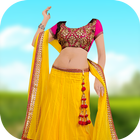 Lahenga Saree Woman Photo Editor icon