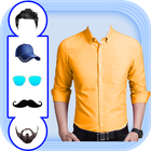 Man Formal Shirt Photo Suit আইকন