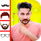 Man Hair Mustache Beard Photo Editor ไอคอน