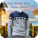 Man Sweatshirt Photo Editor 아이콘