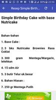 RESEP KUE ULANG TAHUN capture d'écran 1