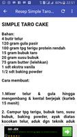 RESEP OLAHAN BOLU SEDERHANA Affiche