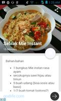 Kreasimie - Resep Mie Instant screenshot 3