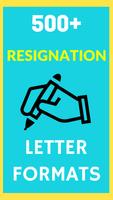 Resignation Letter Formats 2018 Poster