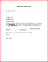 Resignation Letter Formats 2018 screenshot 2