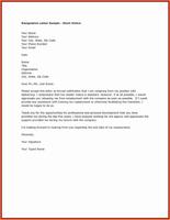 Resignation Letter Formats 2018 screenshot 3