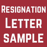 RESIGNATION LETTER SAMPLE simgesi
