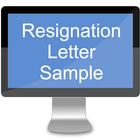 Resignation Letter 아이콘