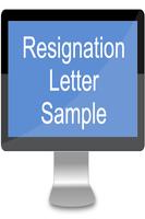 Resignation Letter ポスター