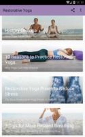 RESTORATIVE YOGA پوسٹر