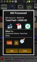 1 Schermata Restaurant Billing System