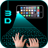 Hologram 3D Keyboard Prank