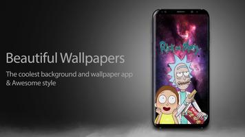 Rick and morty Wallpaper HD 4K Affiche