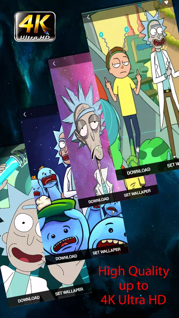 Rick and Morty Wallpaper 4K, AMOLED, Rick Sanchez, Morty Smith