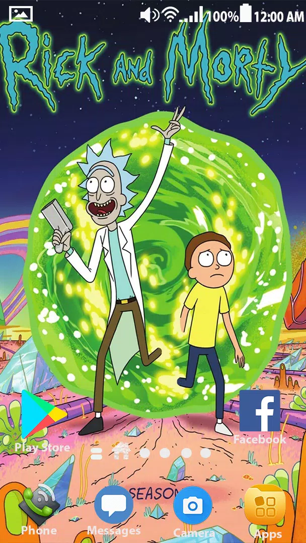 Rick and Morty Wallpaper 4K, AMOLED, Rick Sanchez, Morty Smith