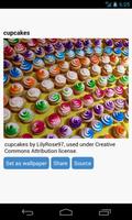 Cupcakes Wallpaper اسکرین شاٹ 1