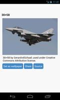 برنامه‌نما Fighter Jet Wallpapers عکس از صفحه