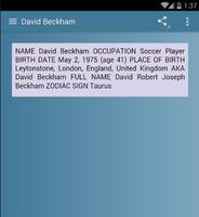 David Beckham capture d'écran 3
