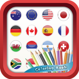 Flags Coloring Book