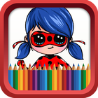 Coloring pages for Ladybug icône