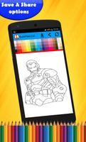 SuperHero Coloring Book screenshot 3