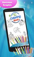 SuperHeroes Coloring Book poster