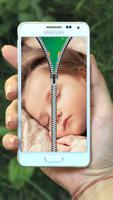 Baby Zipper Lock Screen Cartaz