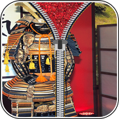 Samurai Zipper Lock Screen icon