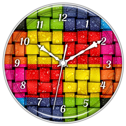 Colorful Clock Live Wallpaper