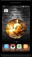Candle Clock Live Wallpaper captura de pantalla 1