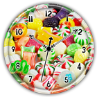 Candy Clock Live Wallpaper icono