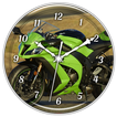 Bikes Clock Live Wallpaper