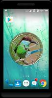 Blue Throated BeeEaterClockLWP اسکرین شاٹ 1