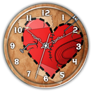 Broken Heart Clock Live WP APK