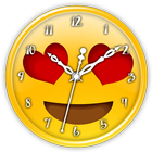 Emoji Clock Live Wallpaper icône