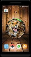 Jaguar Clock Live Wallpaper 스크린샷 1
