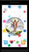 Jesus Clock Live Wallpaper Affiche