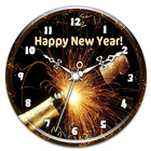 New Year Clock Live Wallpaper Zeichen