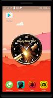 New Year Clock Live Wallpaper Plakat