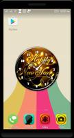 New Year Clock Live Wallpaper 截图 1