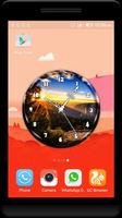 Sunrise Clock Live Wallpaper poster