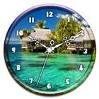 Paradise Island Clock Live WP आइकन