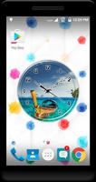 Paradise Island Clock Live WP screenshot 1