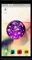 Purple Clock Live Wallpaper スクリーンショット 1