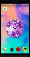 Purple Clock Live Wallpaper スクリーンショット 3