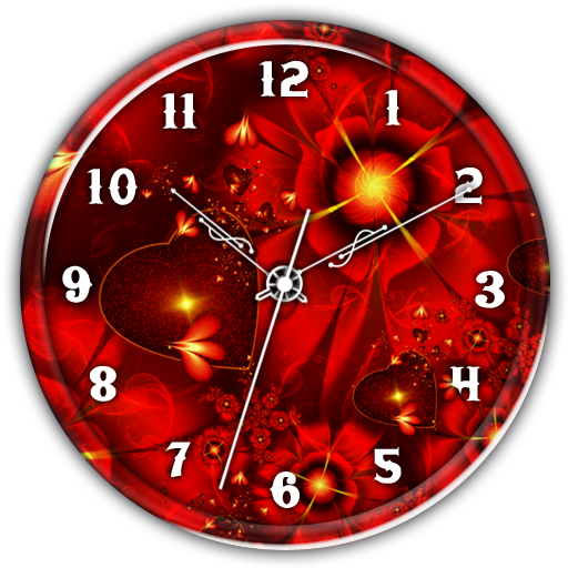 Red Clock Live Wallpaper