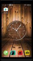 Wooden Clock Live Wallpaper capture d'écran 1