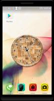 Wooden Clock Live Wallpaper capture d'écran 2