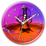 ikon Water drop Clock LiveWallpaper